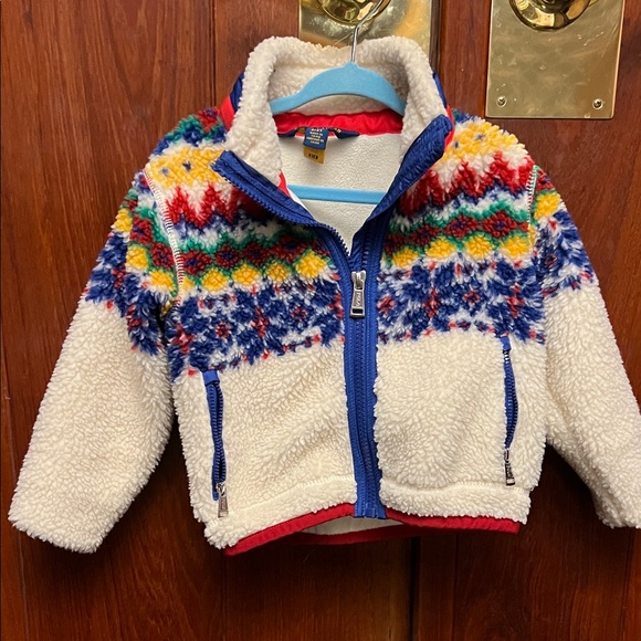Polo Ralph Lauren Other - Ultra rare Polo Fair Isle sherpa RLPC Fleece zip